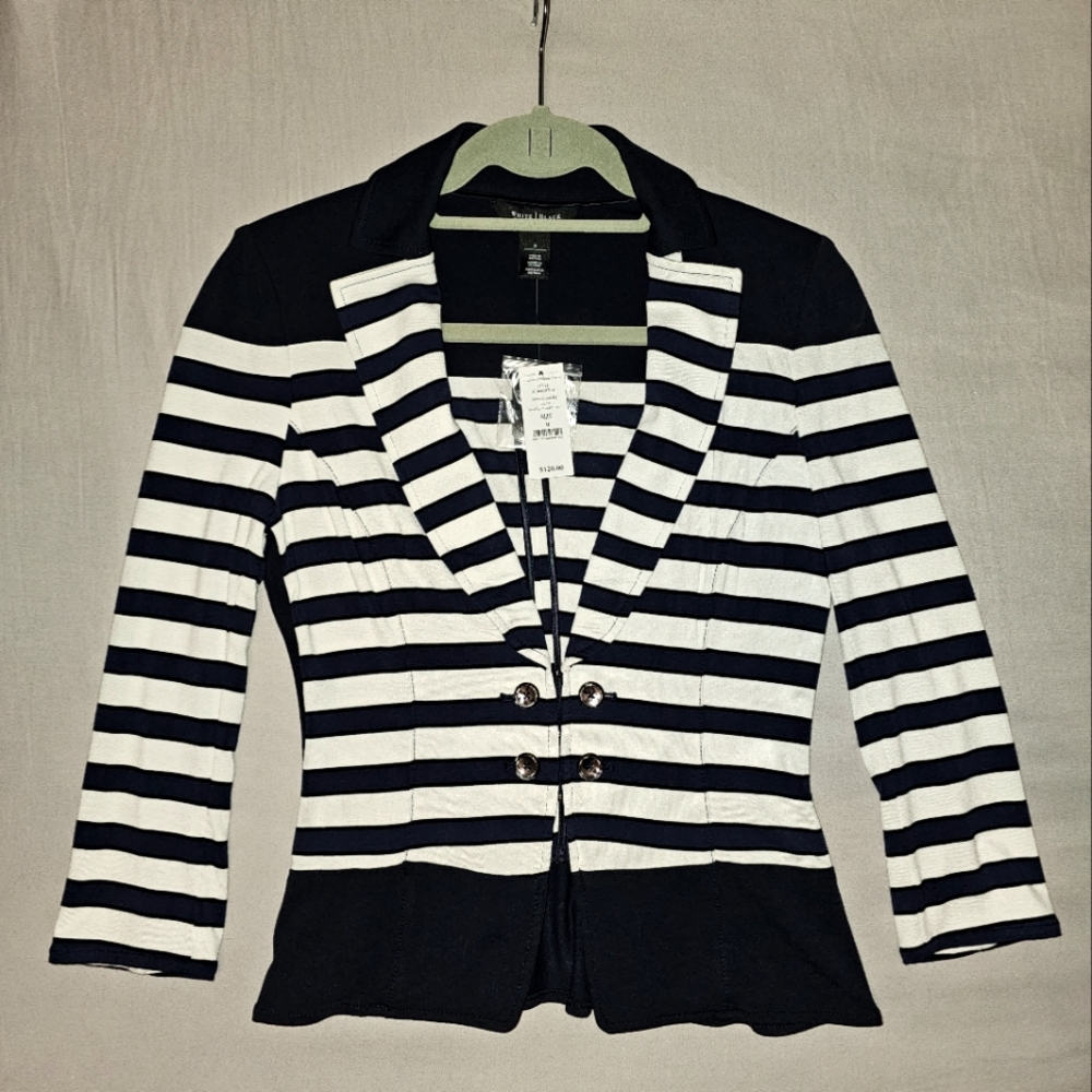 Nautical Knit Jacket by White House Black Market